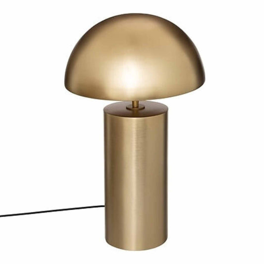 LUMEA Tischlampe – Skulpturales Designobjekt in Mattgold