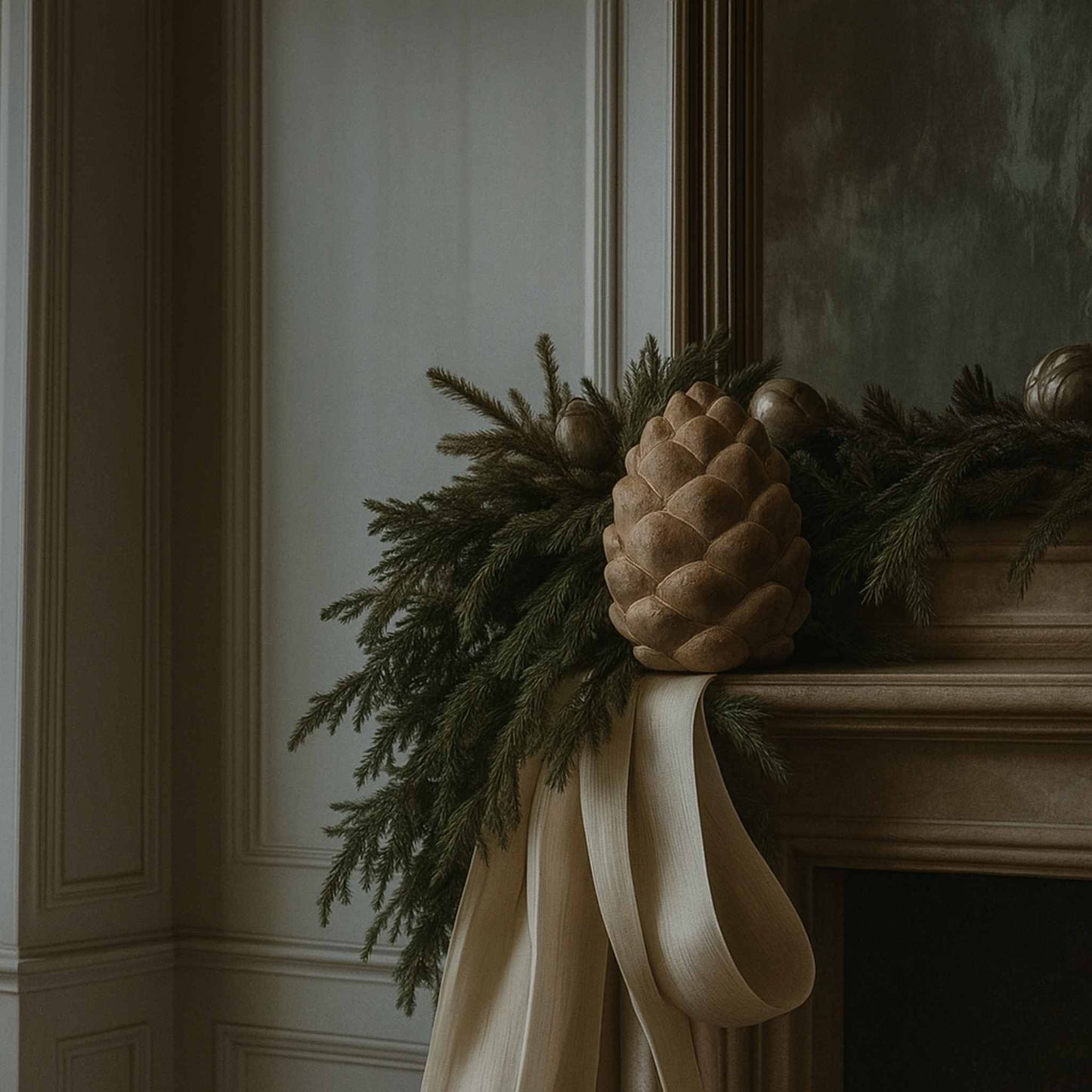 PIGNO – weihnachtlicher Tannenzapfen aus Keramik