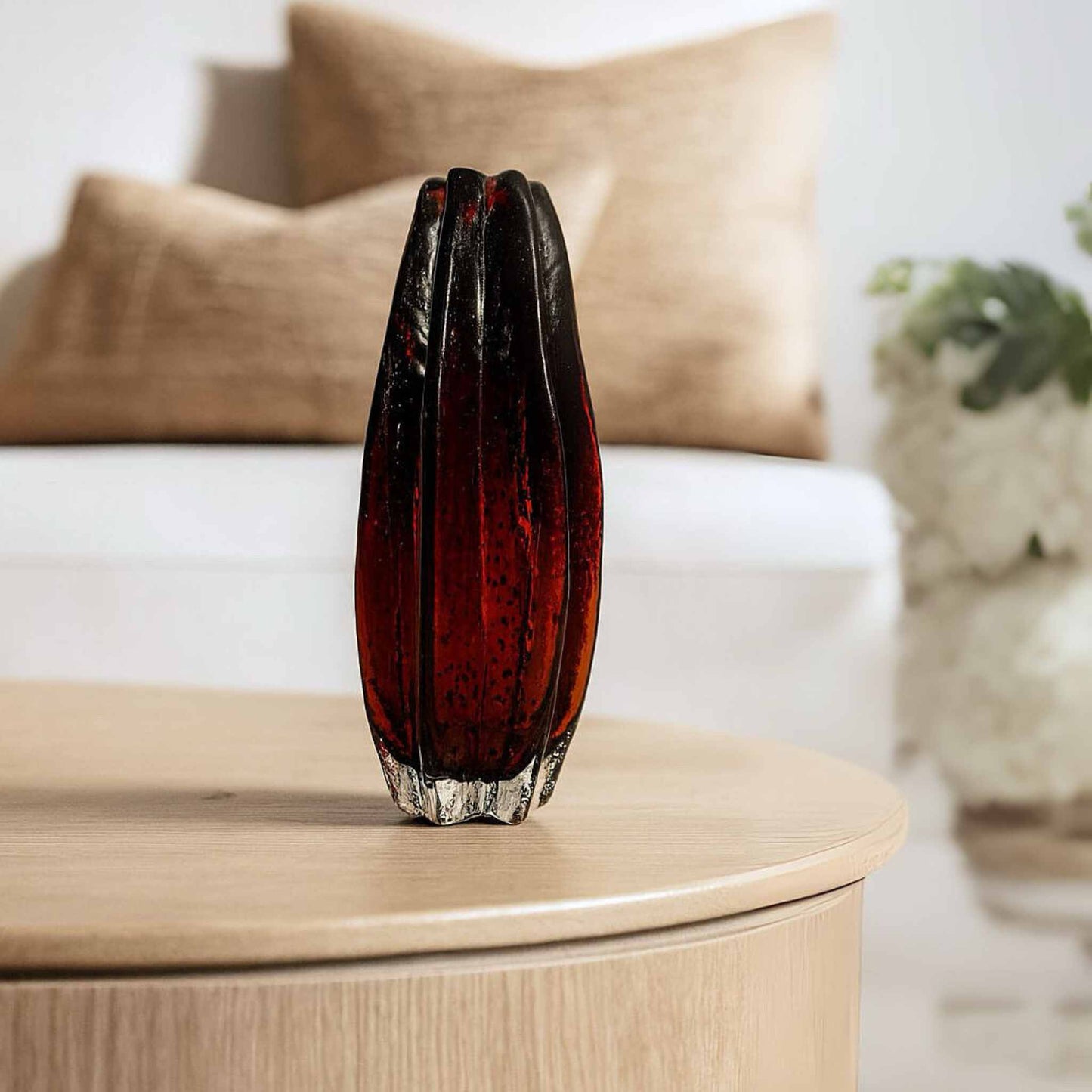 GIOVANNA Vase – Eleganz in Bernsteintönen