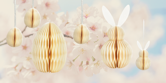 Osterdeko aus Papier: stilvolle Ideen für Osteranhänger, Ostertisch, Osternest und Osterstrauß