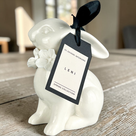 Leni - Eleganter Osterhase aus Porzellan