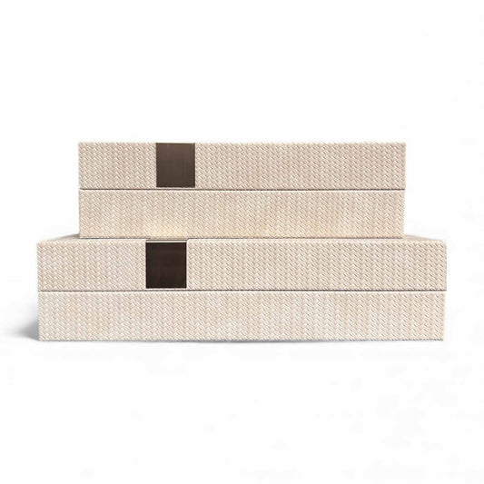 PAOLA - 2er Set Aufbewahrungsboxen