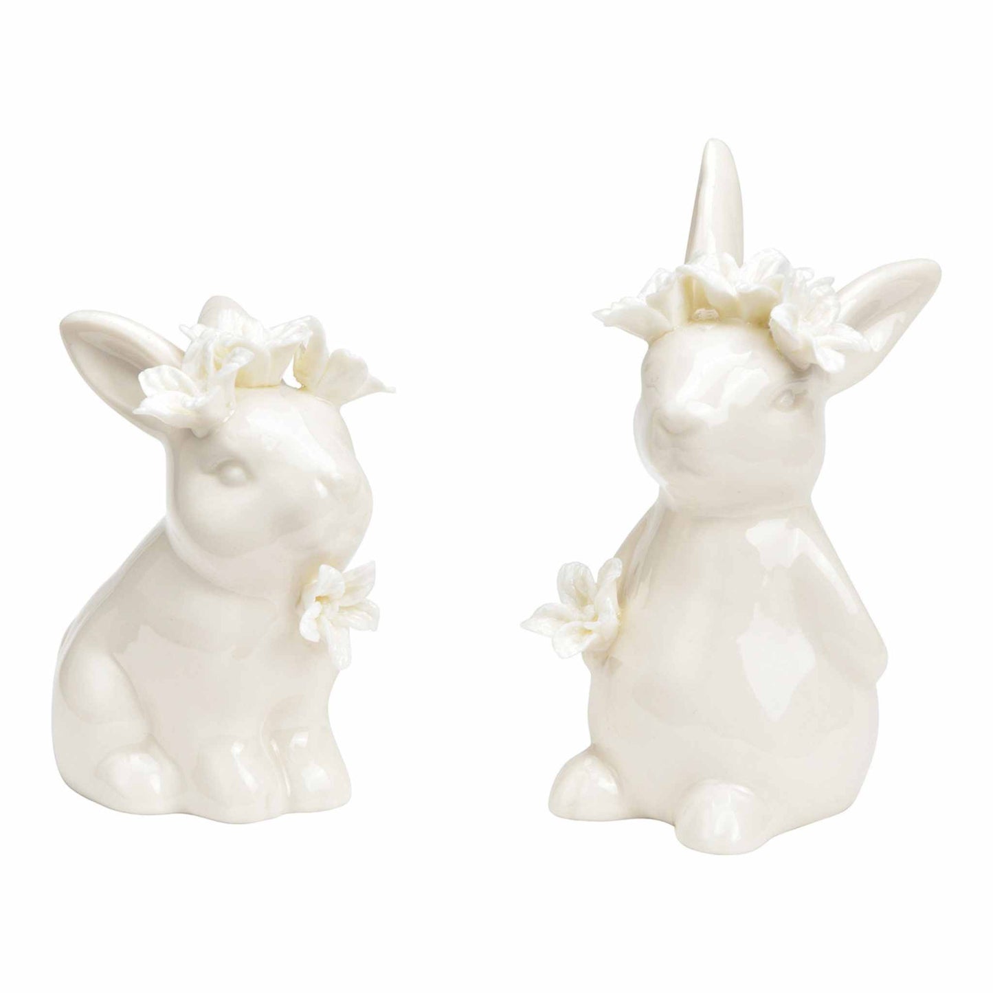 Emil & Milly - Set aus 2 Porzellanhäschen