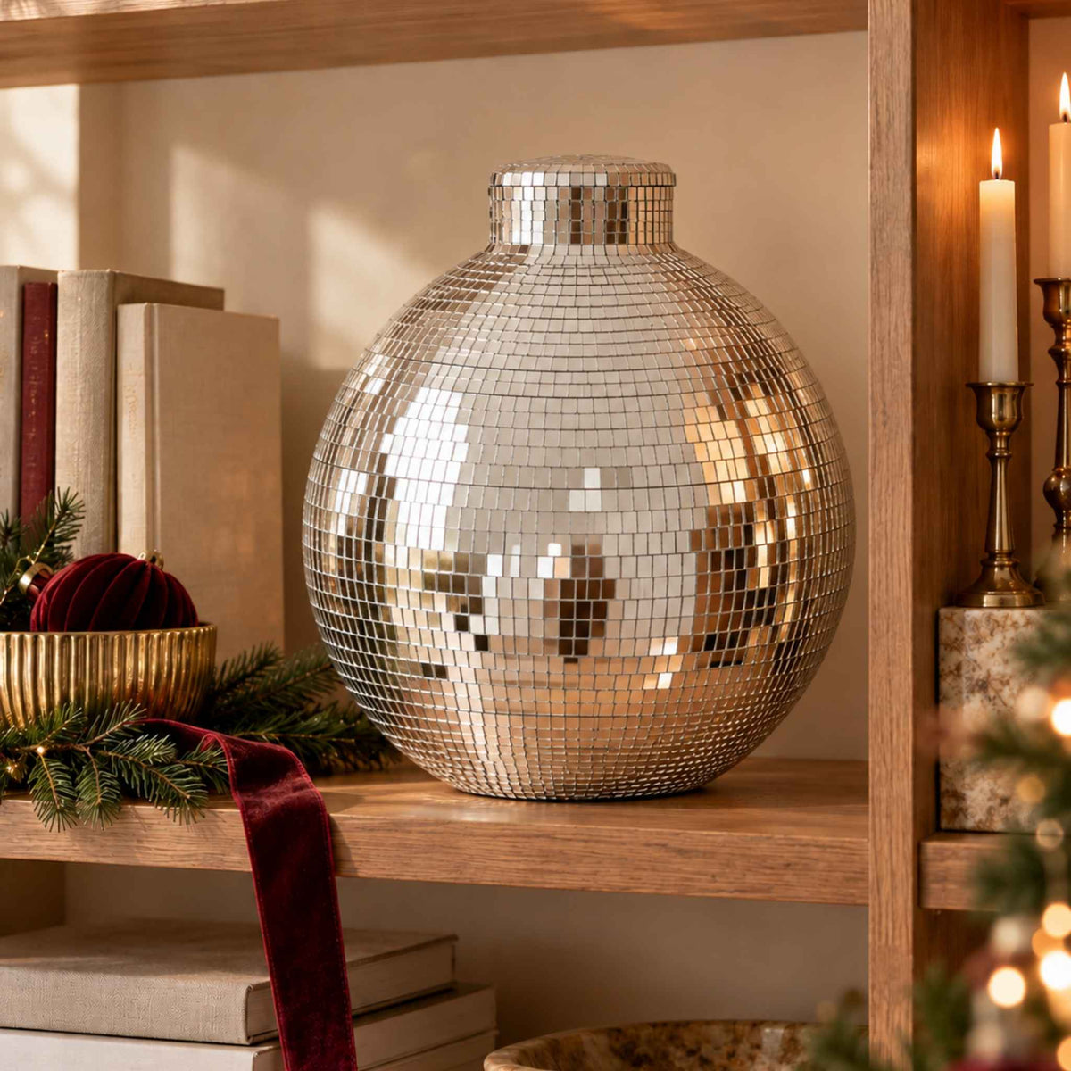 Disco Noël –  weihnachtliche Diskokugel 31,5 cm