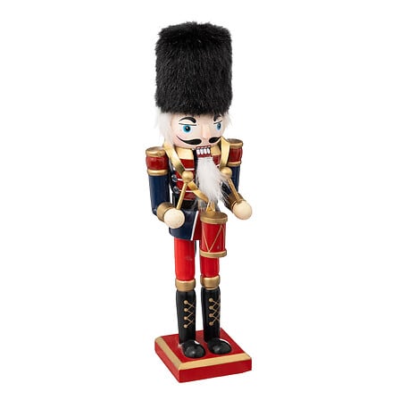The Guardsman – Nussknacker in Rot und Blau, 25 cm